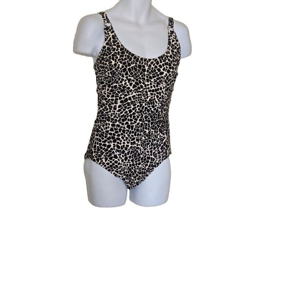 Calvin Klein Women's Multicolor Lined Wireless One-Piece Swimming Suit size 14 - Picture 2 of 6